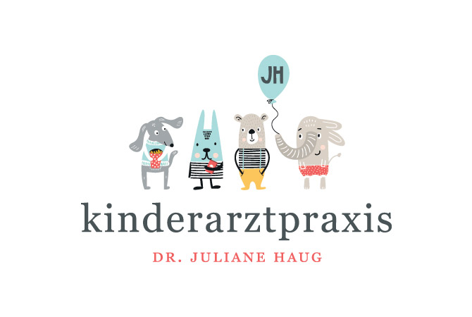 Grafikdesign Gestaltung Praxislogo Kinderarzt in Stuttgart Möhringen