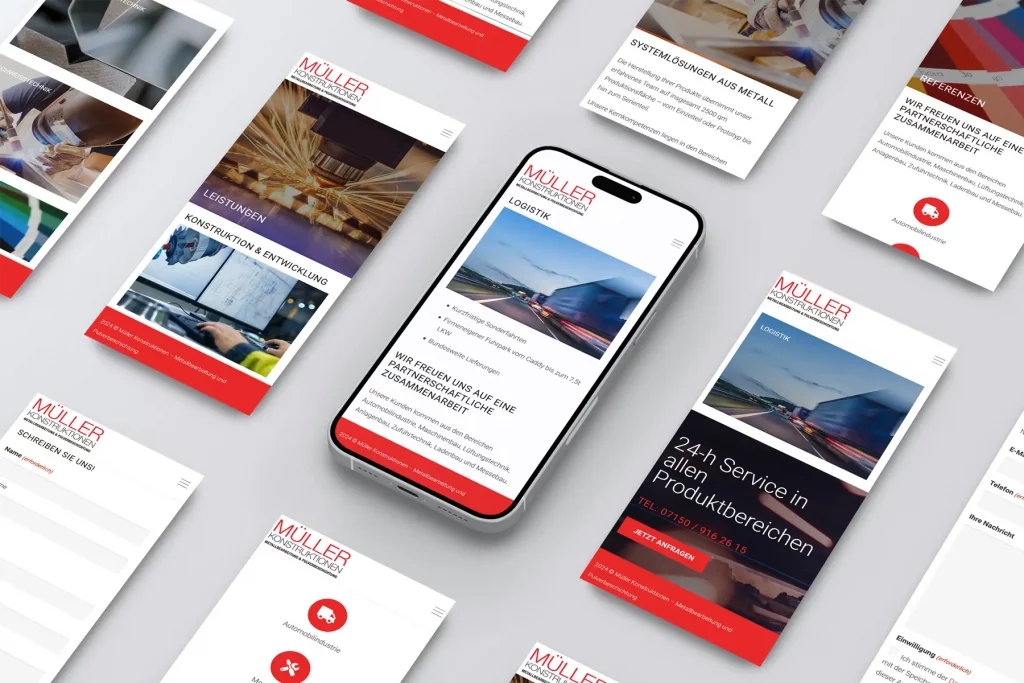 Webdesign Metallschweissen Pulverbeschichtung Laserschweissen